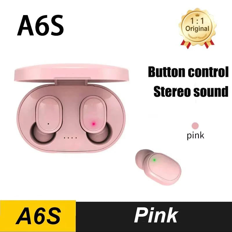 For Xiaomi Original TWS Wireless Bluetooth Earphones Sport Earbuds Noise Cancelling Headsets For Redmi Airdots iPhone Headphones
