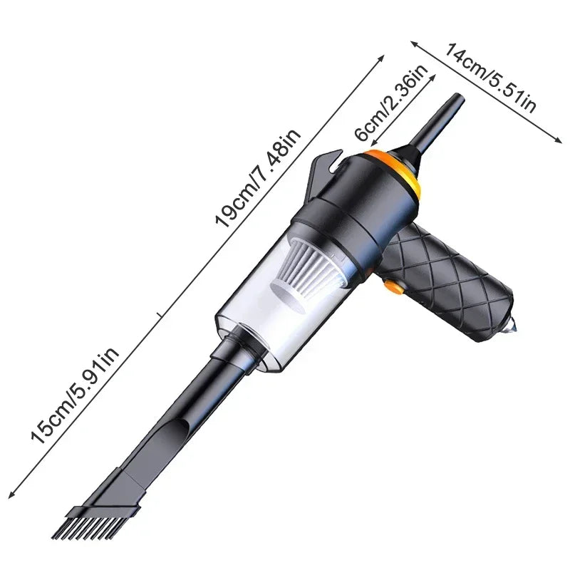 Wireless 6000PA Wireless Car Vacuum Cleaner Household Small Rechargeable Handheld Powerful Vacuum cleaner Home Appliance