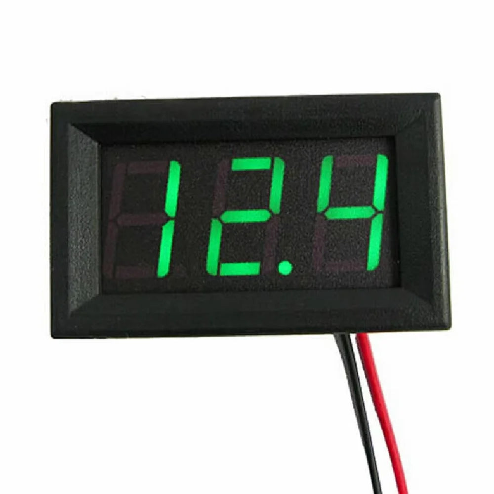 DC 4.5V-30V Waterproof Digital Voltmeter Car Boat Motorcycle 0.56inch LED Display Volt Voltage Meter Mini Tester Panel Ammeter