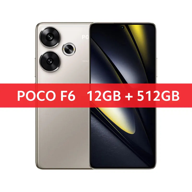 Global Version POCO F6 Smartphone Global Version Snapdragon®8s Gen 3 NFC 120Hz Flow AMOLED 90W Turbo Charging 5000mAh Battery