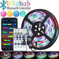 Ws2812B Rgbic Led Strip Light 5V Usb Wall Room Rgb String Tape Remote App Bluetooth Control 1-30M Adressable Ribbon Lamp Diode