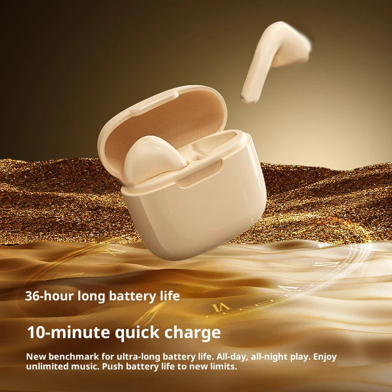 Original Lenovo Bluetooth 5.0 TWS Wireless Earphones Human Ear Design Headset Simple Operation Easy to Grasp Headphones