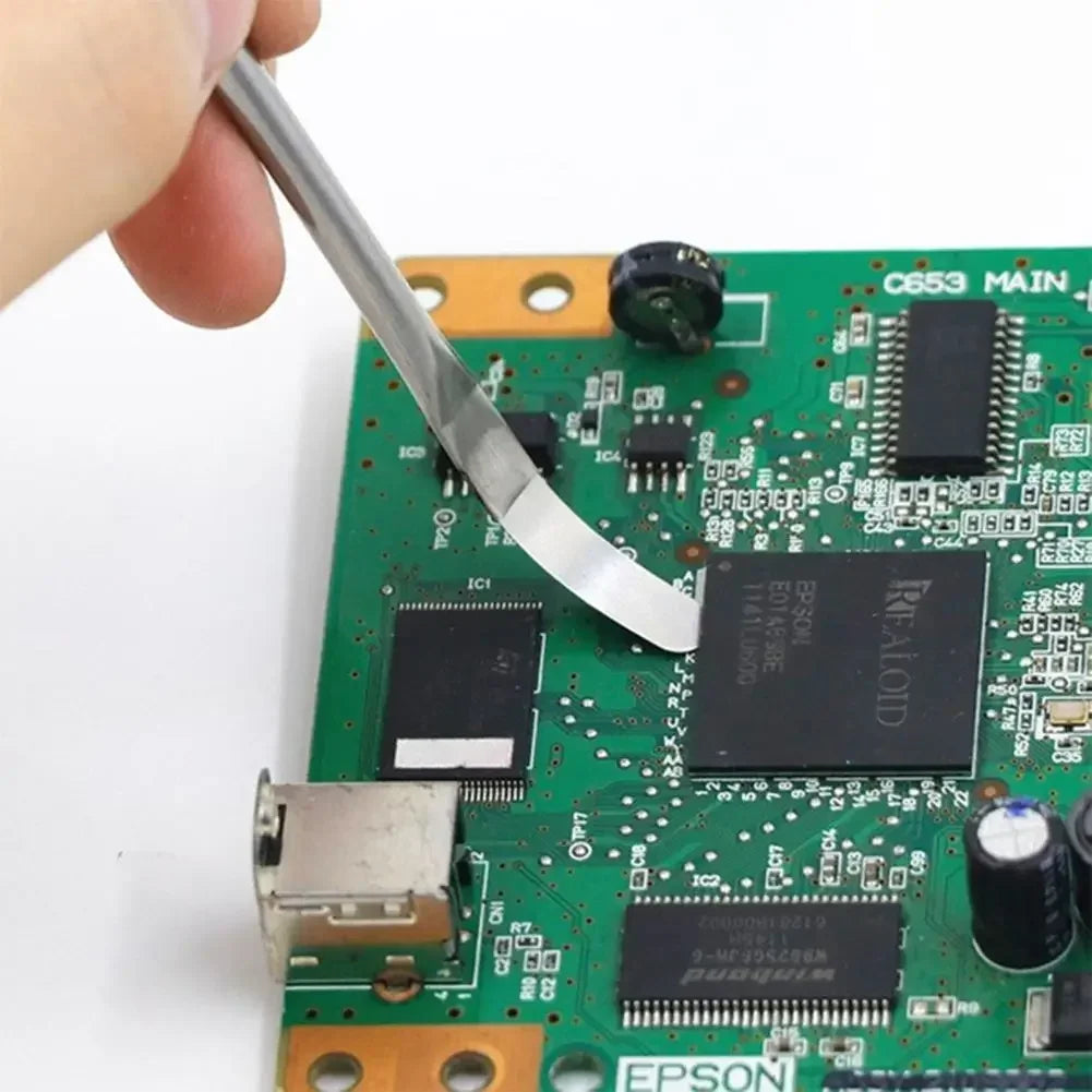 8-in-1 Mobile Phone LCD Chip Glue Removal Crowbar CPU Chip Tool Repair Removal Kit Multi-shape Disassembly Repair Tool for Phone
