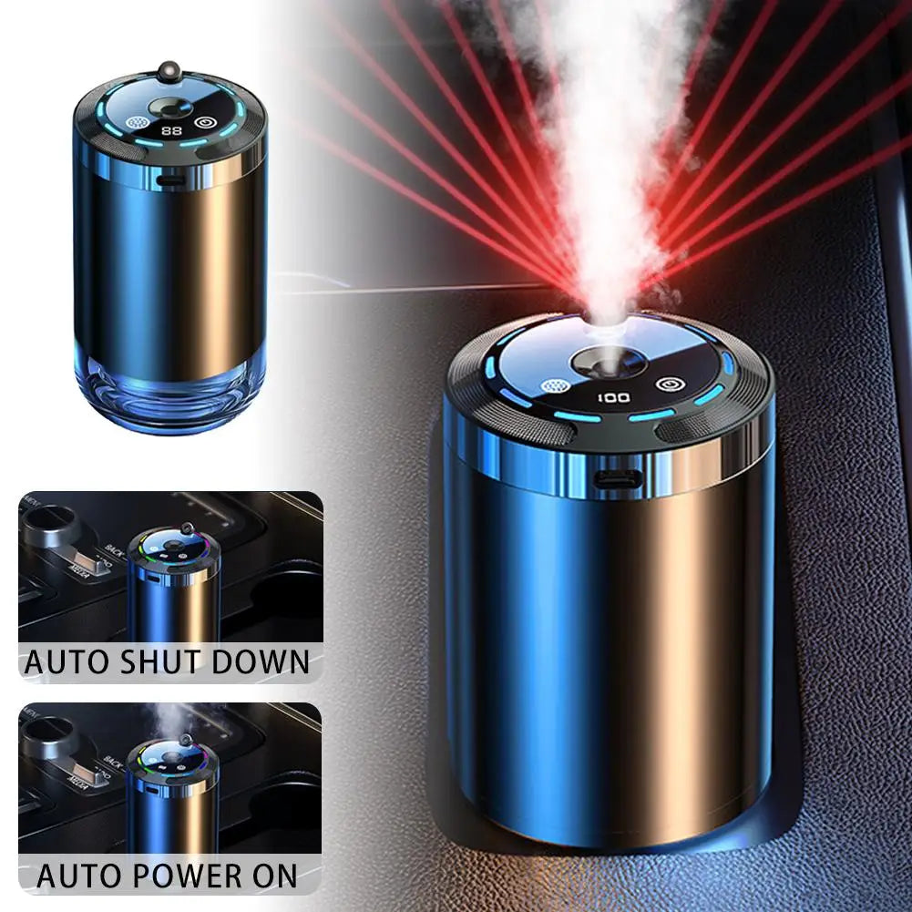 Car Electric Air Diffuser Aroma Car Air Vent Humidifier Mist Aromatherapy Removing Odor Eliminator Auto Tools