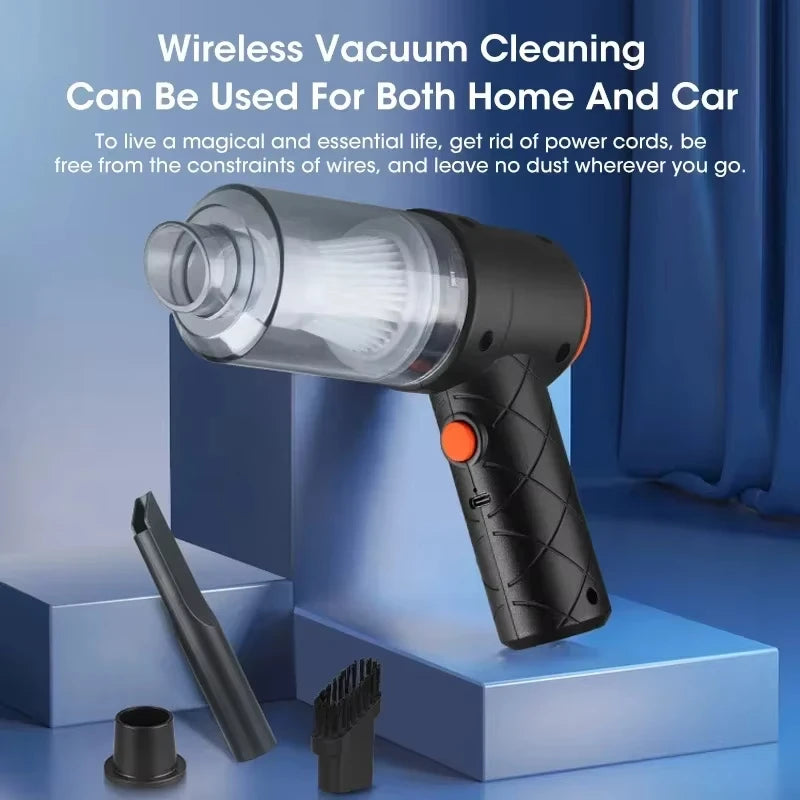 Handheld Portable Vacuum Cleaner 6000PA USB Car Home Pet Hair Office Convenient Vacuum Cleaner