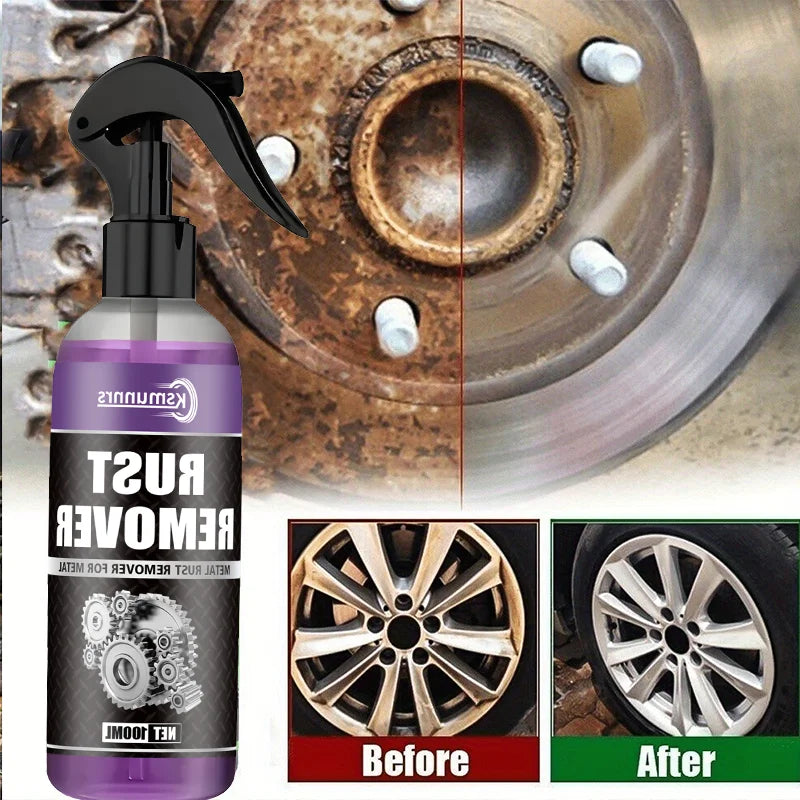 Multi-Purpose Rust Remover Spray | Strong Elimination of Rust & Iron Buildup, Ideal for Chrome Paint & Automotive Maintenance