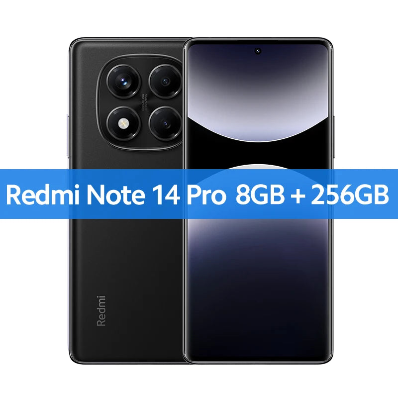 Xiaomi Redmi Note 14 Pro  Global version Smartphone 200MP camera 5500mAh NFC Helio G100-Ultra 6.67" AMOLED display