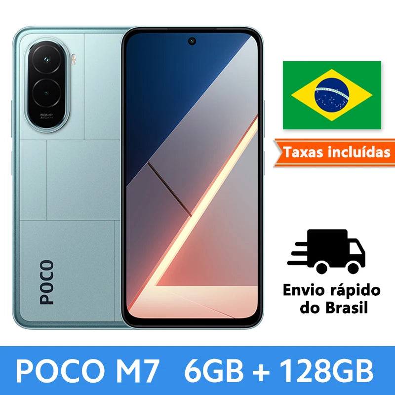 【World Premiere】POCO M7 Global Version Smartphone Snapdragon 685 IP64 7000mAh battery Immersive 6.9" FHD+ display NFC 33W