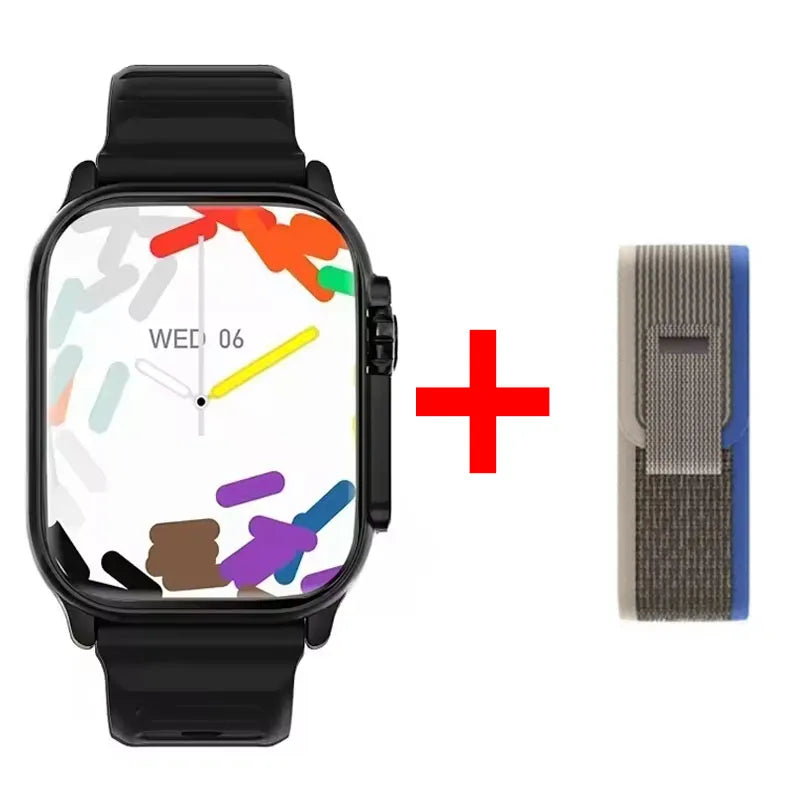 New Watch T900 U2 Smart Watch 49mm 2026 New NFC Men Women GPS Track Bluetooth Call BT Music Games Wireless Charging Smartwatch