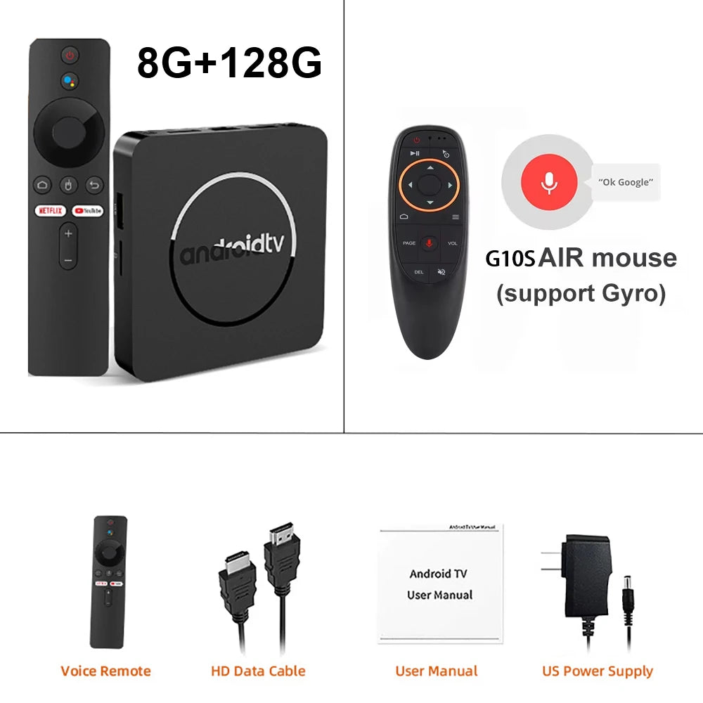 Android16 TV Box Q10 Allwinner H313 Supports 2.4G&5G Dual Wifi 8K 64G 128G Rom Set Top Box Media Player TV Box Voice Set Top Box