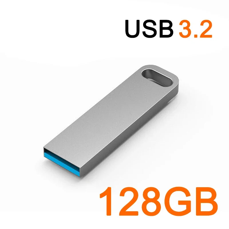 2TB USB 3.2 Flash Drive High Speed Metal U Disk TypeC Memory Stick Waterproof SSD Storage PC Phone Data Transfer Portable 2026
