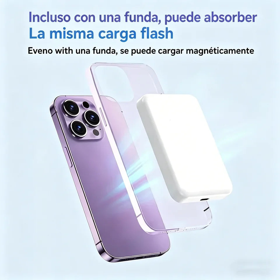 50000mAh Wireless Magnetic Power Bank Charger Fast Charging Portable Charger External Spare Battery For Apple iPhone Android