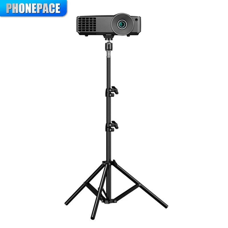 PHONEPACE Foldable Tripod Stand - Projector Camera Mobile Phone Computer Notebook Holder Durable Stable Base