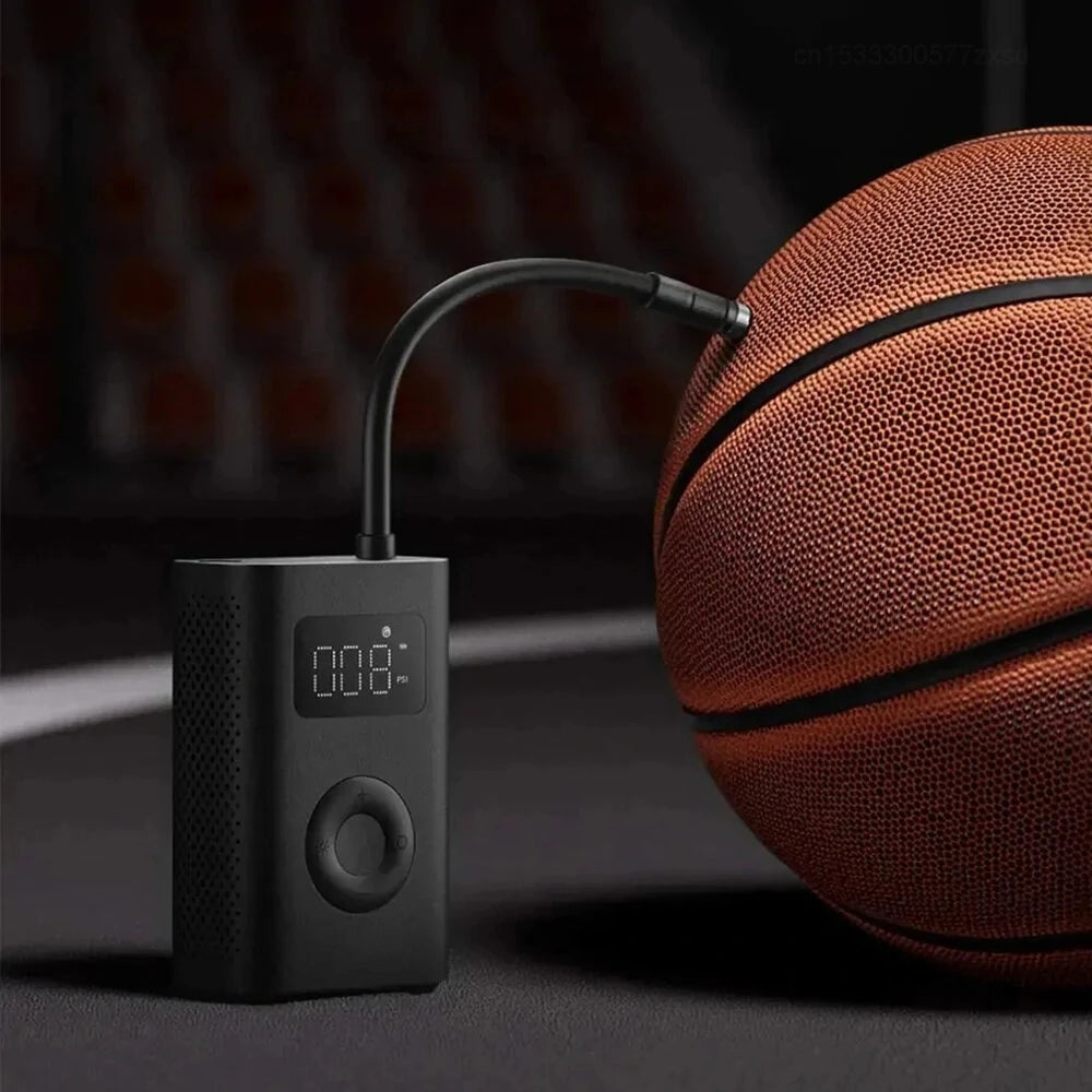 Xiaomi Mijia Air Pump 2 for Bicycles and Balls, Digital Tire Pressure Preset, Automatic Stop Charging, Type-C Multitool Inflator