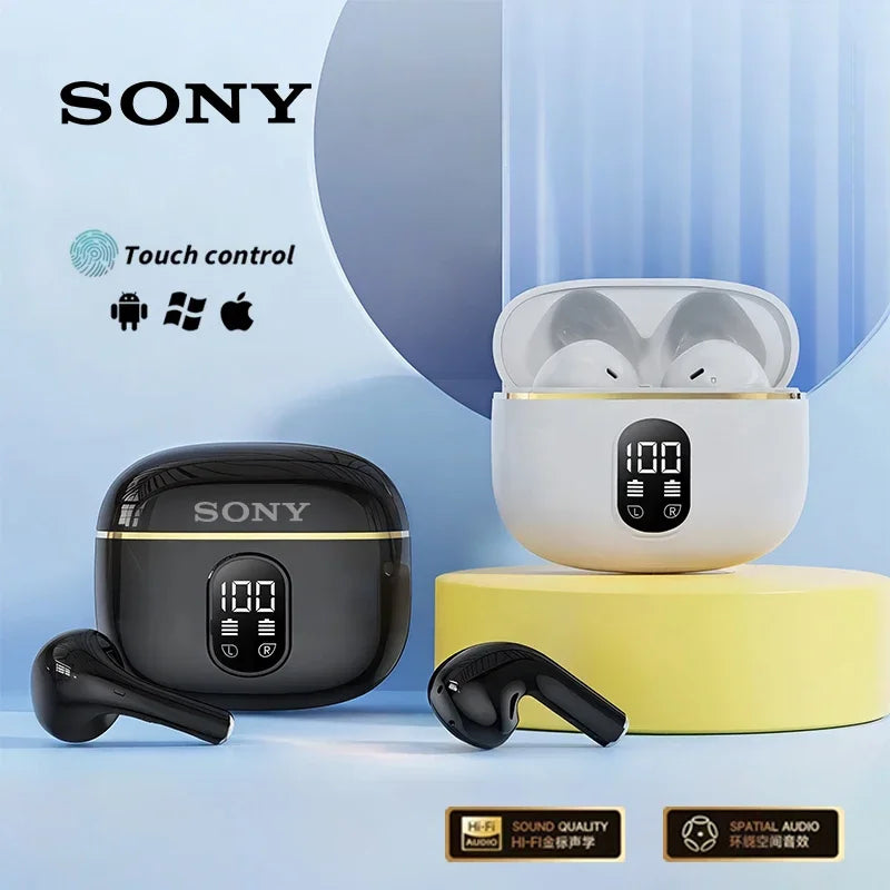 Original Sony X87 TWS Wireless Bluetooth Headset Stereo Sound LED Display Screen Music Earbuds Noise Reduction Sports Earphones