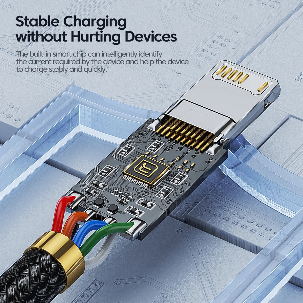 Toocki USB iPhone Cable 2Pack Aluminum Fast Charging Charger USB to iP Cable for iPhone 14 13 12 Pro Max X 8 Plus iPad Data Cord