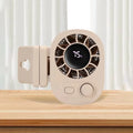 Hipacool Portable Car Clip Fan 360° Rotatable 100 Speed Wind 12V USB Rechargeable Electric Fan Low Noise Mini Fan Clamp Anywhere