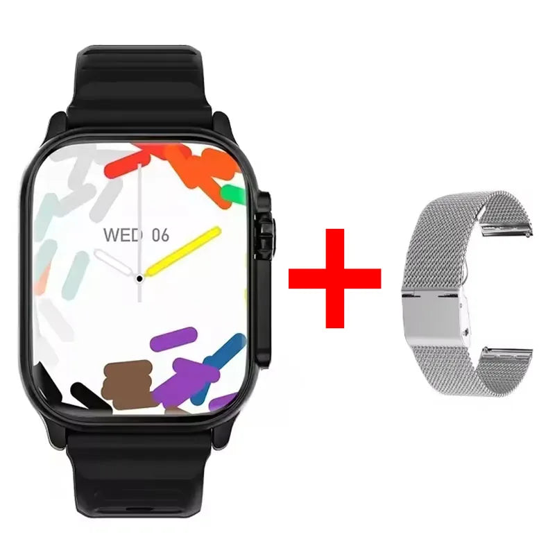 New Watch T900 U2 Smart Watch 49mm 2026 New NFC Men Women GPS Track Bluetooth Call BT Music Games Wireless Charging Smartwatch