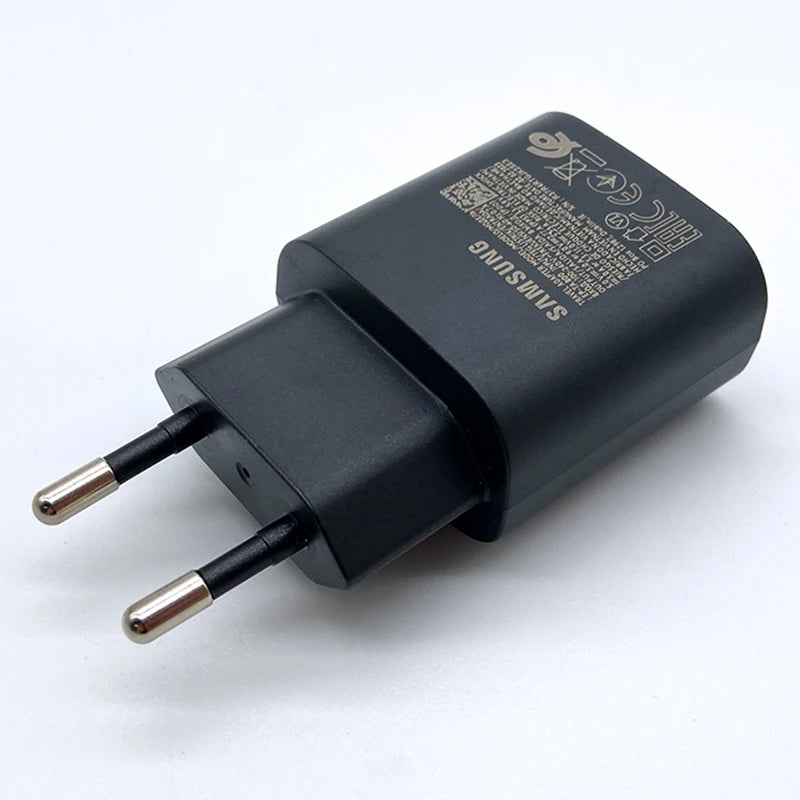 Samsung 25W Super Fast Charger Usb Type C Cargador For Galaxy S23 S24 S21 S22 Plus A54 A34 Adapter For Z Flip 5 3 fold 6 5 3 4 2