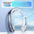 2025 USB Hanging Neck Fan Portable Bladeless Mini Rechargeable Mute LED Digital Display Electric Air Cooler For Sport