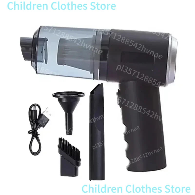 3 in 1 Integrated Suction and Blowing Vacuum Combination Vacuum Cleaner USB Charging Small Car Household Vacuum Cleaner