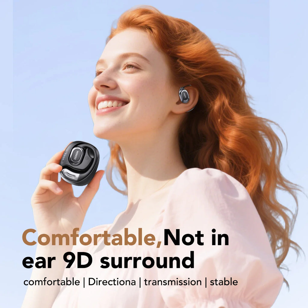 MINISO MS156 Bluetooth V5.4 Earphones AI Wireless Headphones with Mic Button Control Noise Reduction Earhooks Waterproof Headset