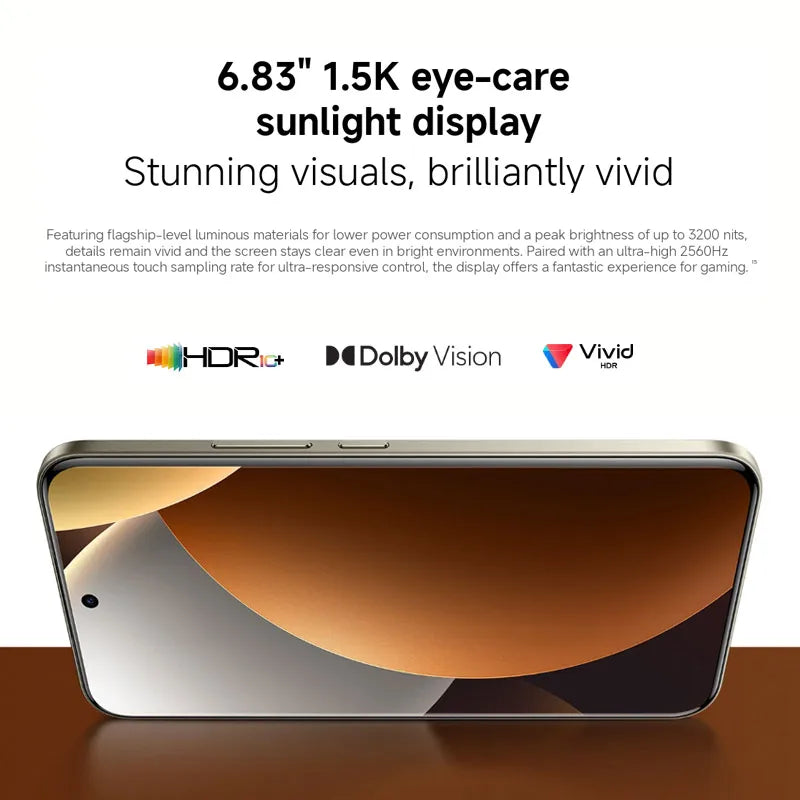 Xiaomi Redmi Note 15 Pro Plus 5G Smartphone Global Version 6500mAh 100W 8GB / 12GB RAM NFC Snapdragon 7s Gen 4 CPU 6.83" AMOLED