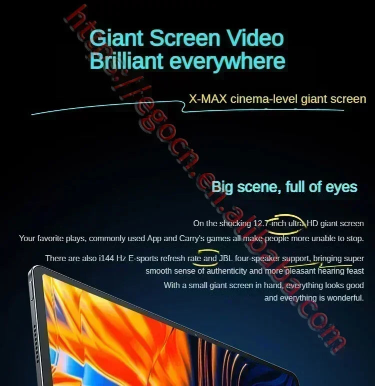 CN Rom Lenovo Pad Pro 12.7 Second Generation 2025 Version Video Entertainment Office Learn Game Tablet Android 2944*1840 LCD