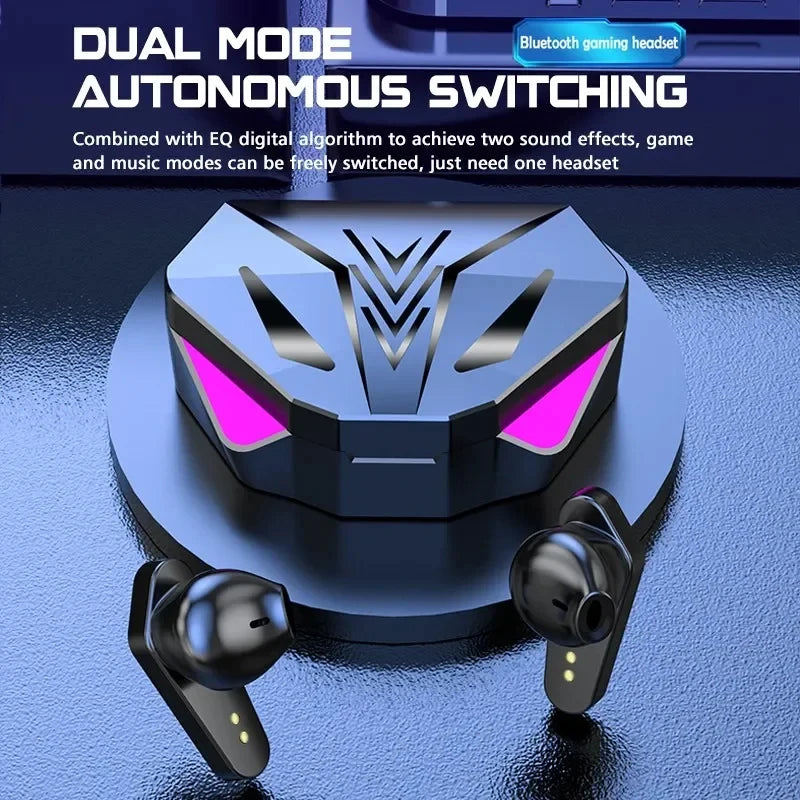 TWS X15 Wireless In Ear Earphones 9D Stereo Music HiFi Headphones 65ms Low Latency Gamer Earbuds Esport Gaming Headset with Mic