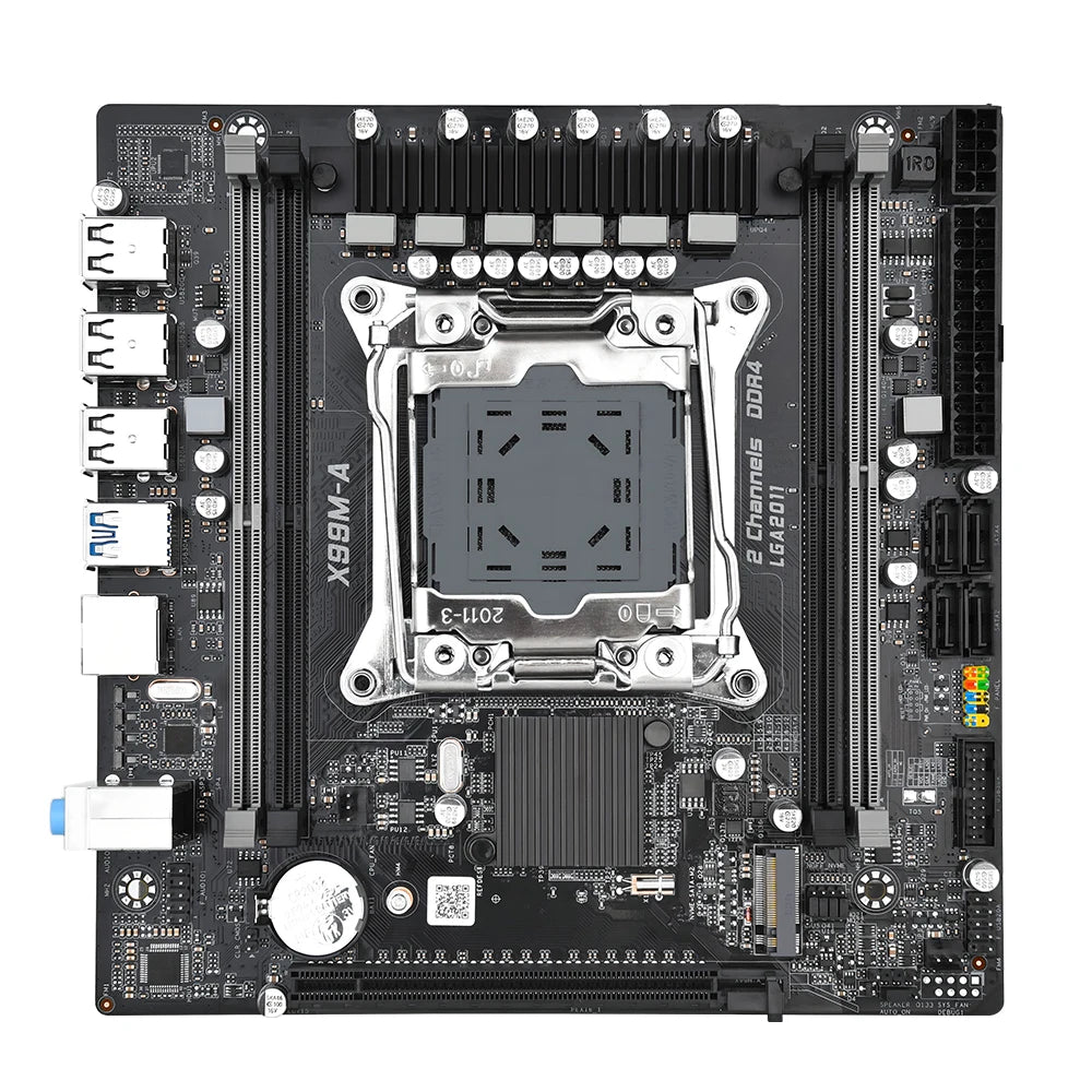 LGA2011-3 Micro atx X99 Motherboard Kit set with 2680 V4 CPU+16GB DDR4 RAM Combo Placa Mae Office Assembly kit xeon USB 3.0 x99