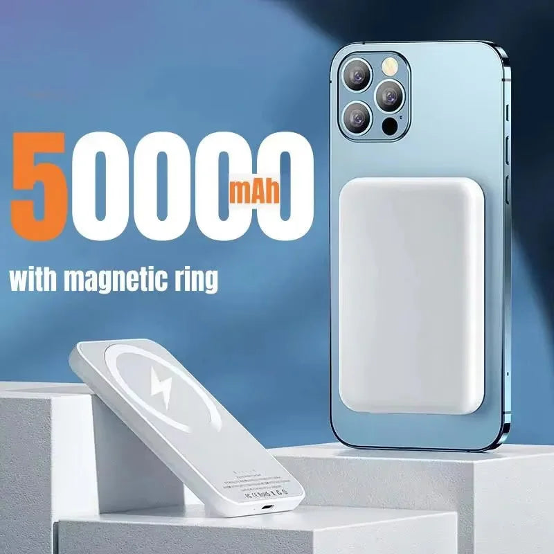 Magnetic Power Bank For Magsafes 50000mAh Wireless PD 22.5W Fast Charger Powerbank External Battery For iPhone Samsung