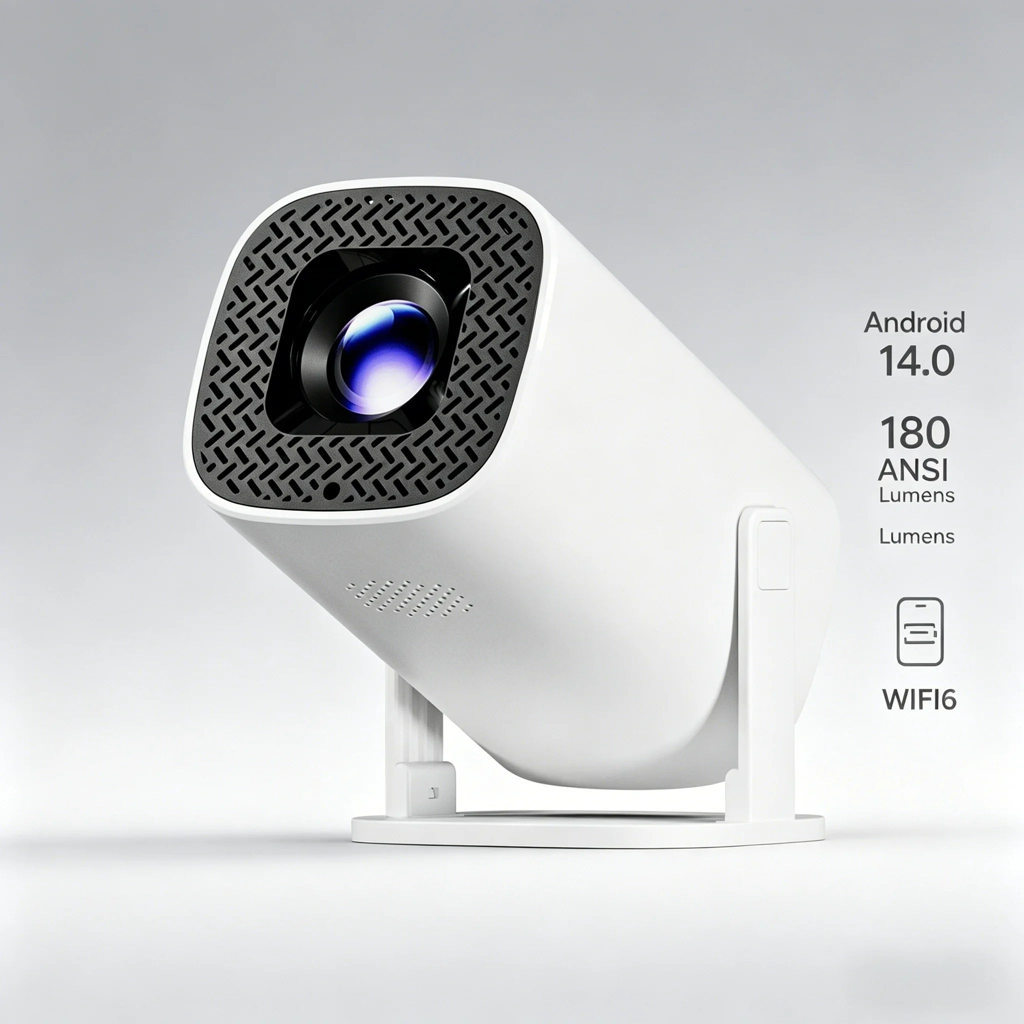 2026 P30Pro Projector 180Lumen Ultra HD 8K WiFi Bluetooth 5.0 Wired Wireless Screen Mirroring Portable Home Theater Projector