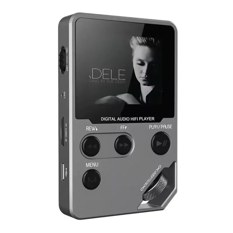 C5 8GB Lossless Bluetooth MP3 Music Player, Zinc Alloy Body,Rotary Controls,Wireless Connection,FM Radio,Voice Recorder