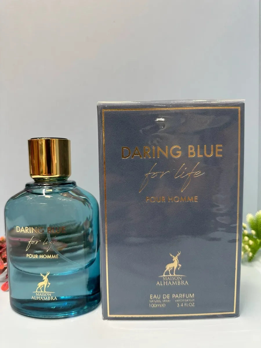 Maison alhambra daring blue eau de perfume 100ml |   Fresh and elegant men's perfume
