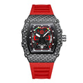UTHAI CQ232 New Concept New Watch Men's Trendy Waterproof Glow Men's Watch Personalized Watch Silicone Wine Barrel Quartz Watch