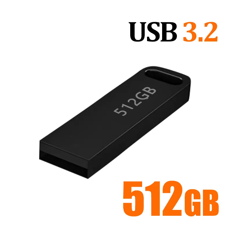 2TB Flash Drive USB 3.2 Super High Speed Transfer Metal Mini U-Disk Pen Drive Type C Memory Waterproof Disk SSD U-Drive ﻿