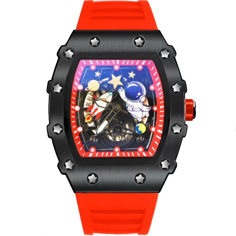 Astronaut Engraving Design Quartz Watch for Men Fashion Luminous Cool Business Watches Personality Watch Luxury Sport AAA Clock