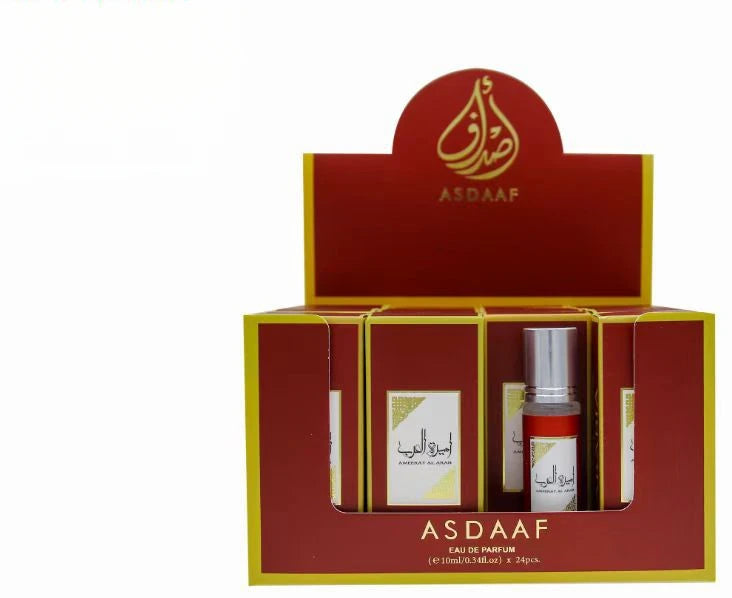 10ml YARA Roll-On Fragrance, Unisex Long Lasting Light Scent, Middle East Style Eau de Parfum Oil