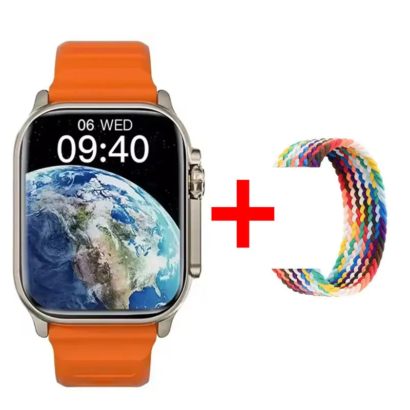New Watch T900 U2 Smart Watch 49mm 2026 New NFC Men Women GPS Track Bluetooth Call BT Music Games Wireless Charging Smartwatch
