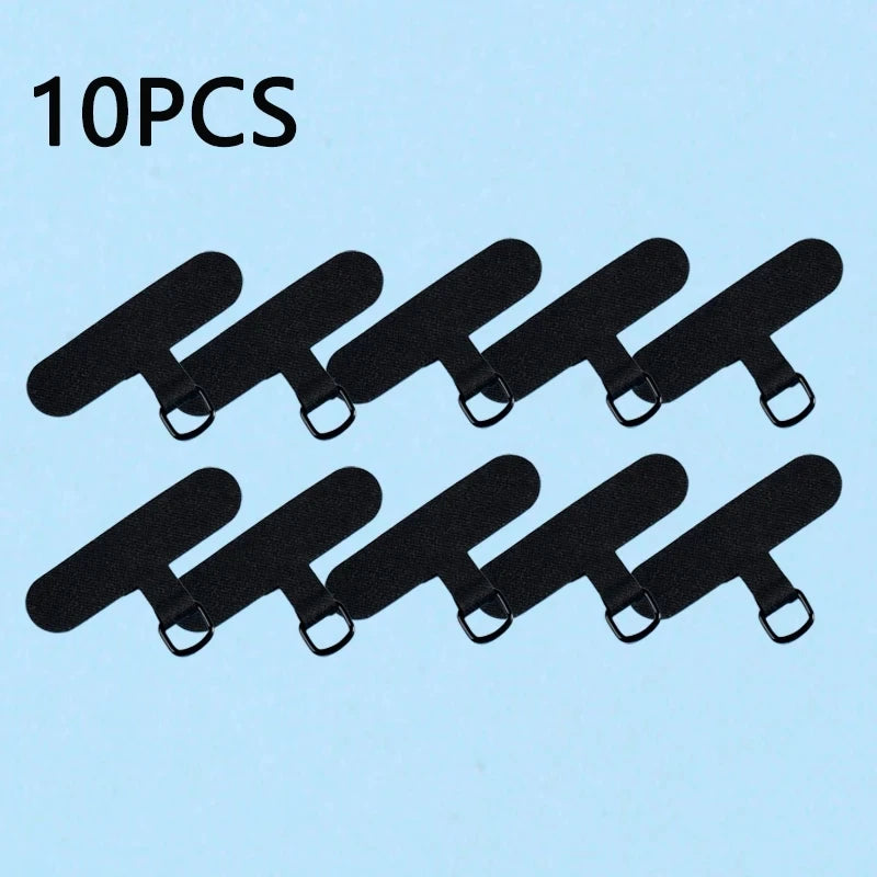 10/5/1Pcs Universal Tpu Mobile Phone Anti-lost Xyun Lanyard Card Gasket Nylon Detachable Phone Hanging Cord Strap Patch Tether