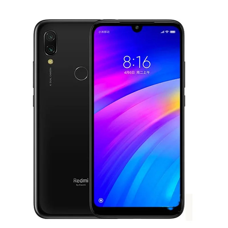 Global Firmware Xiaomi Redmi 7 Smartphone 4000 Amh 6.26 Inch 10W Charger Dual Camera Dual SIM Solt Cellphone Android  Used Phone