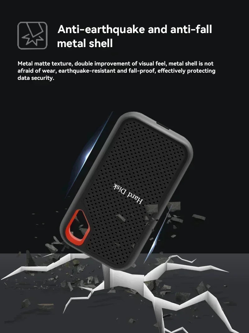 New 2026 High Speed External Hard Drive 128TB 2TB 4TB External Hard Drive Large Capacity SSD For Desktop Laptop File Storage
