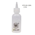 WTS-001 50ml Needle Tip Plastic Rosin Bottle Cleaning Liquid Flux Alcohol Oil Dispenser Plastic Hand Bottle Cleaner DIY Repair