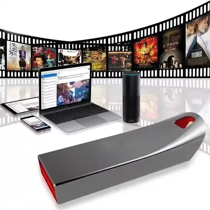 New 2TB USB3.2 Flash Drive Super High Speed Data Transfer 1TB Large Capacity Ultra-Fast Portable Storage Sleek Durable U Disk