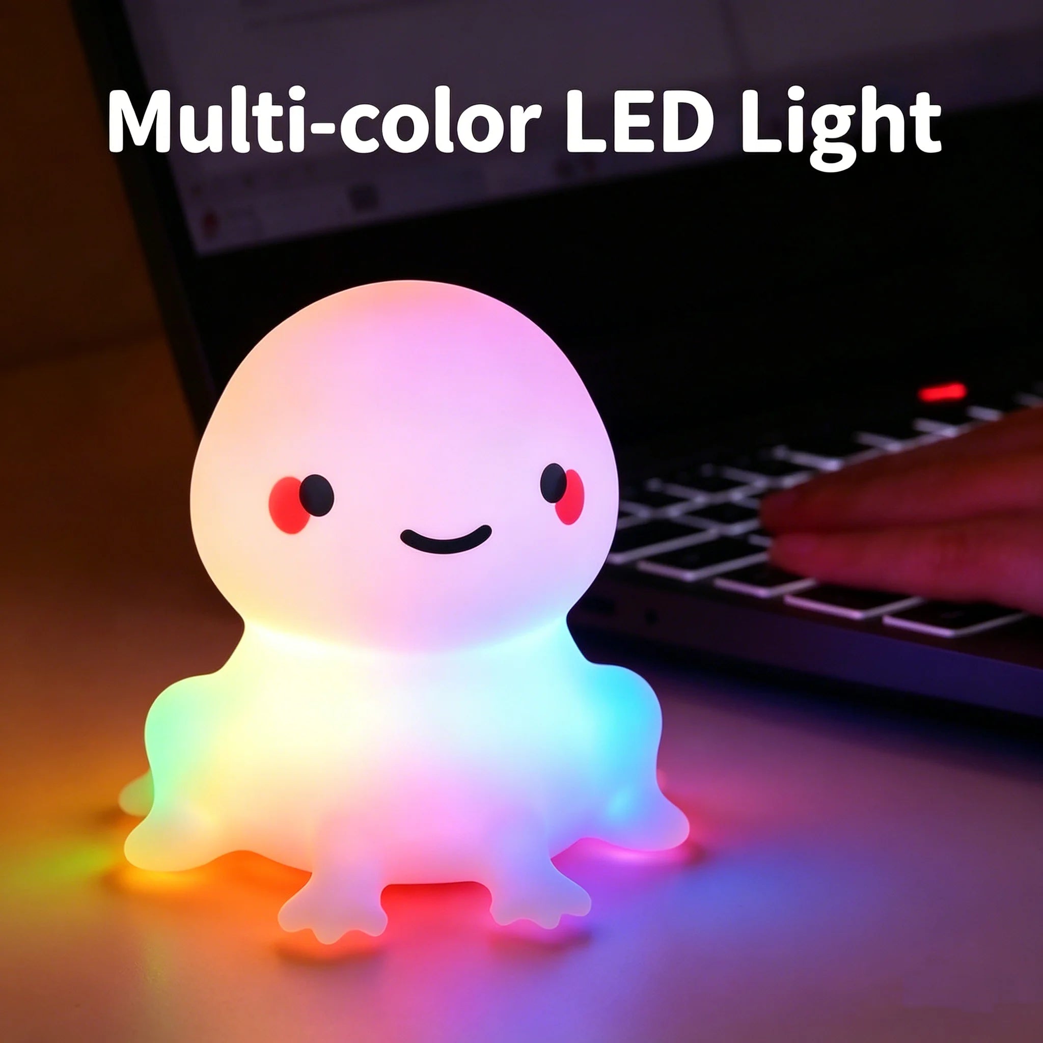 Capybara Night Light - Silicone USB Cute Baby Nightlight,Nursery Decor for Home Bedroom Birthday Dorm Easter Bathroom Christmas