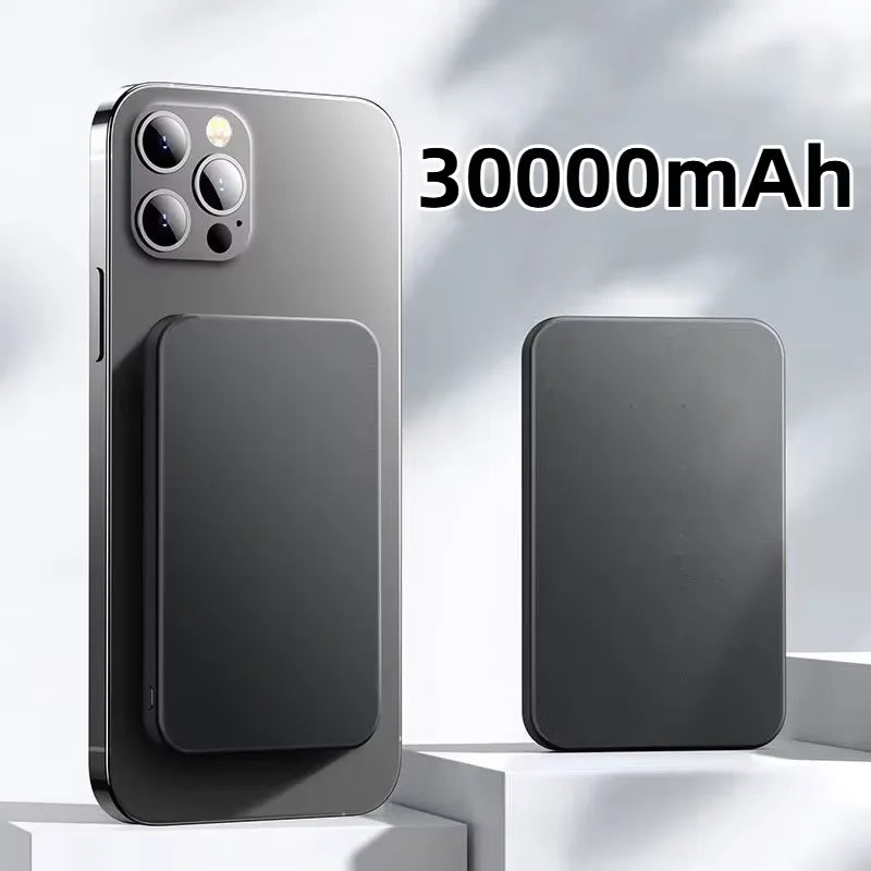 50000mAh Wireless Magnetic Power Bank PD 22.5W Fast Charging Portable External Spare Battery Pack for Magsafe For iPhone Samsung