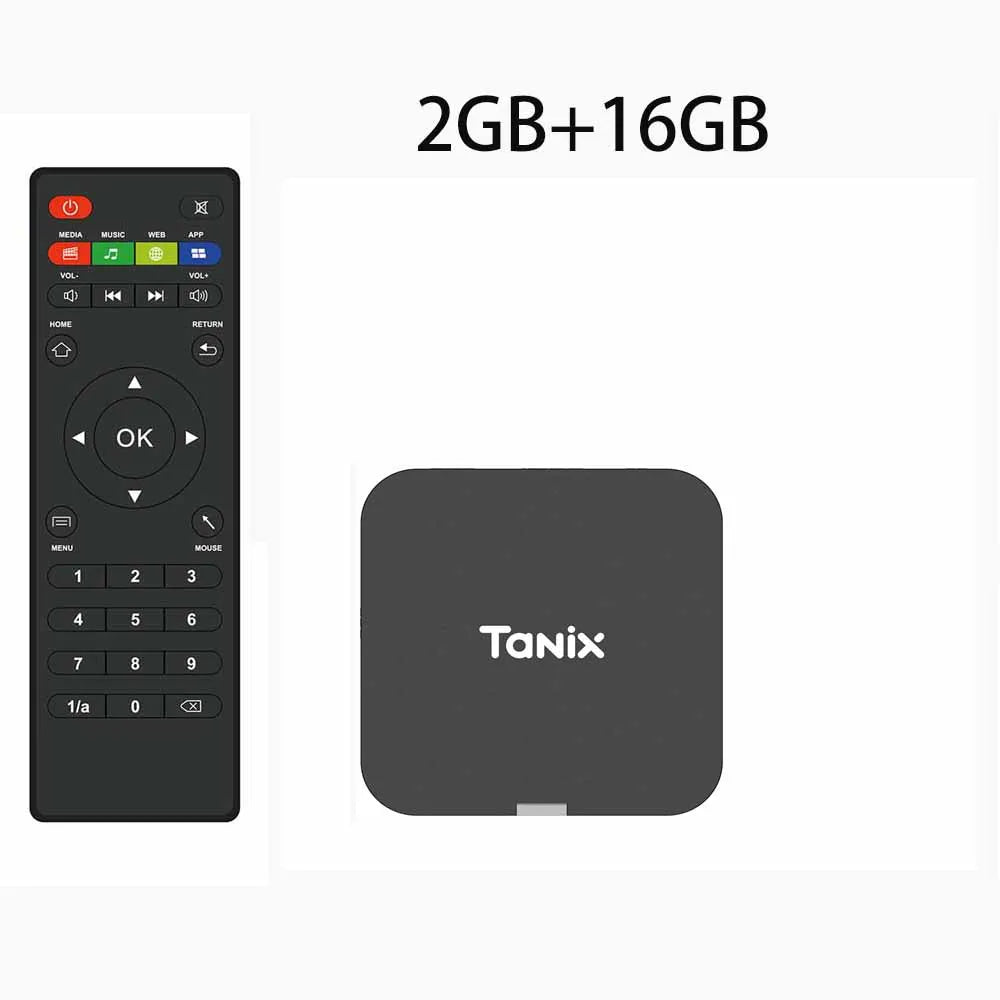 Tanix TX1 Smart Android 10 TV Box 2.4G WIFI 4K HDR USB2.0 8GB 16GB Allwinner H313 Quad Core Global Set Top Box