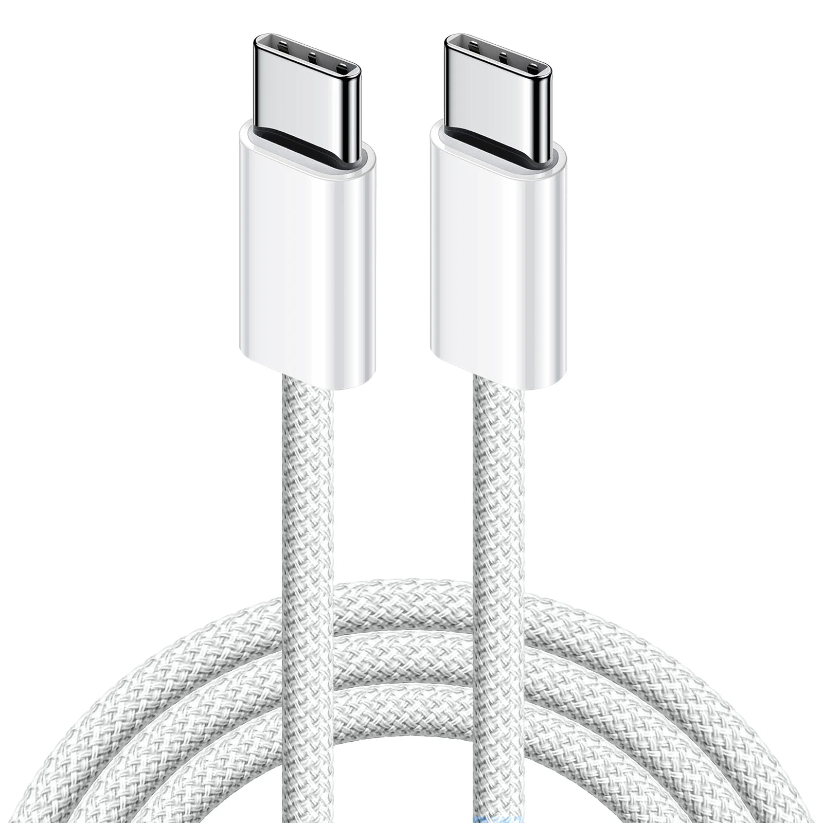 60W Type C to Type C Cable Data Line For Iphone 15 16 17 Samsung Xiaomi Fast Charging USB C to C Cable Type C Data Charger 1m2m