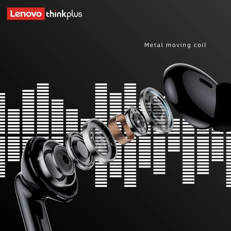 Lenovo XT88 TWS Earbuds Bluetooth 5.3 HiFi Sound Noise Reduction Touch Control Long Battery Life Sports Headphones with Mic