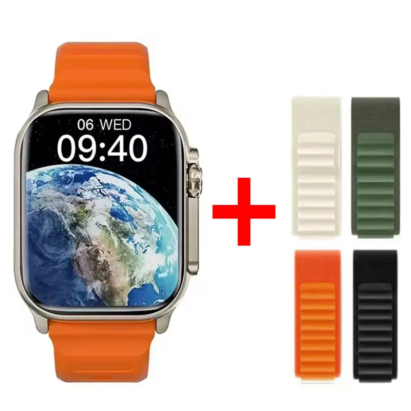 New Watch T900 U2 Smart Watch 49mm 2026 New NFC Men Women GPS Track Bluetooth Call BT Music Games Wireless Charging Smartwatch